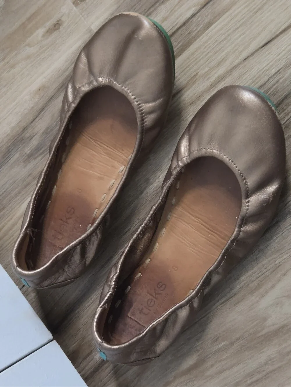 Tieks Metallic Bronze Ballet Flats